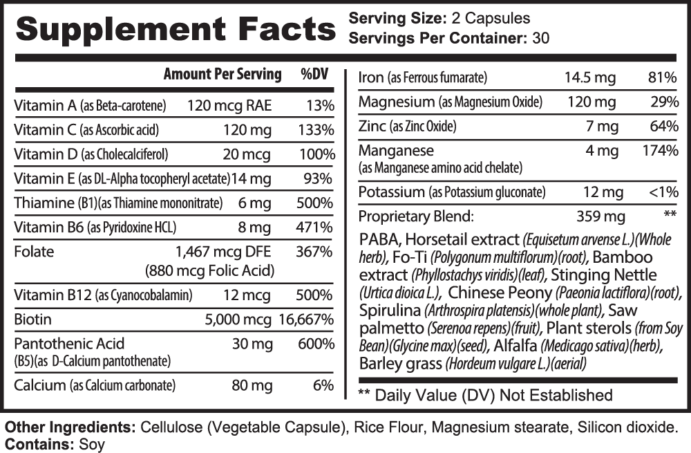 Hair, Skin and Nails Essentials Romulus