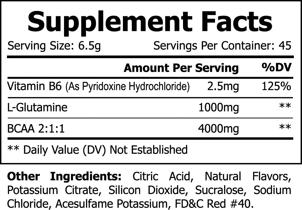 BCAA Shock Powder (Fruit Punch) Romulus