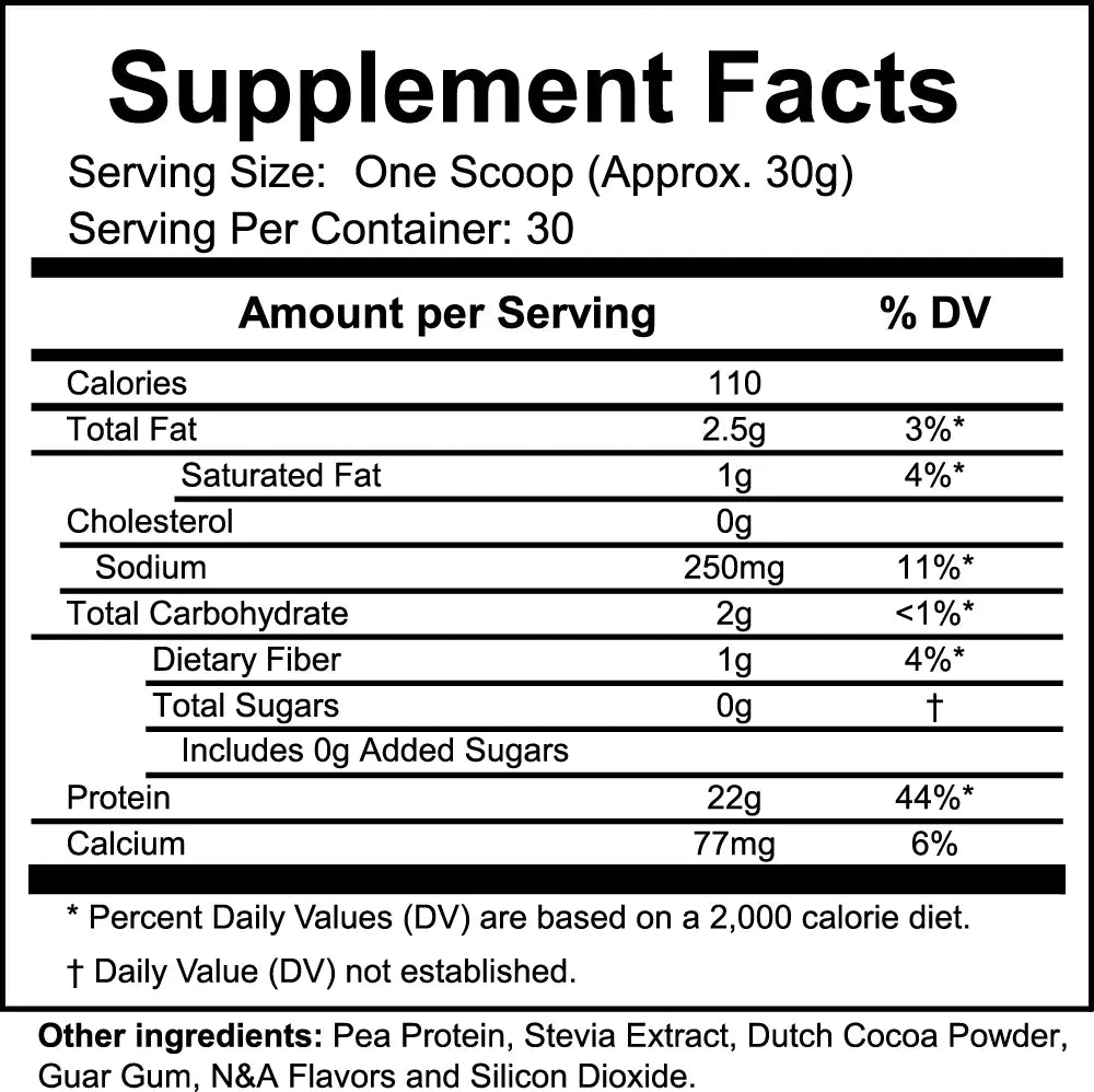 Vegan Pea Protein (Chocolate) Romulus